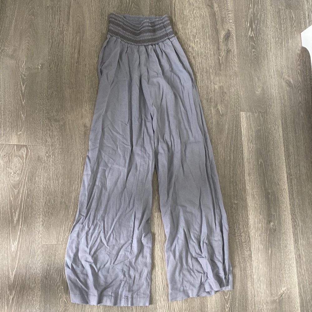nwot Flare Linen Pants